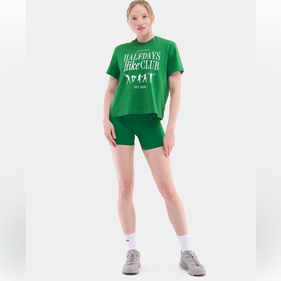 NWT Halfdays Hike Club Graphic Tee. Oversized boxy fit! Sz S - Picture 3 of 8